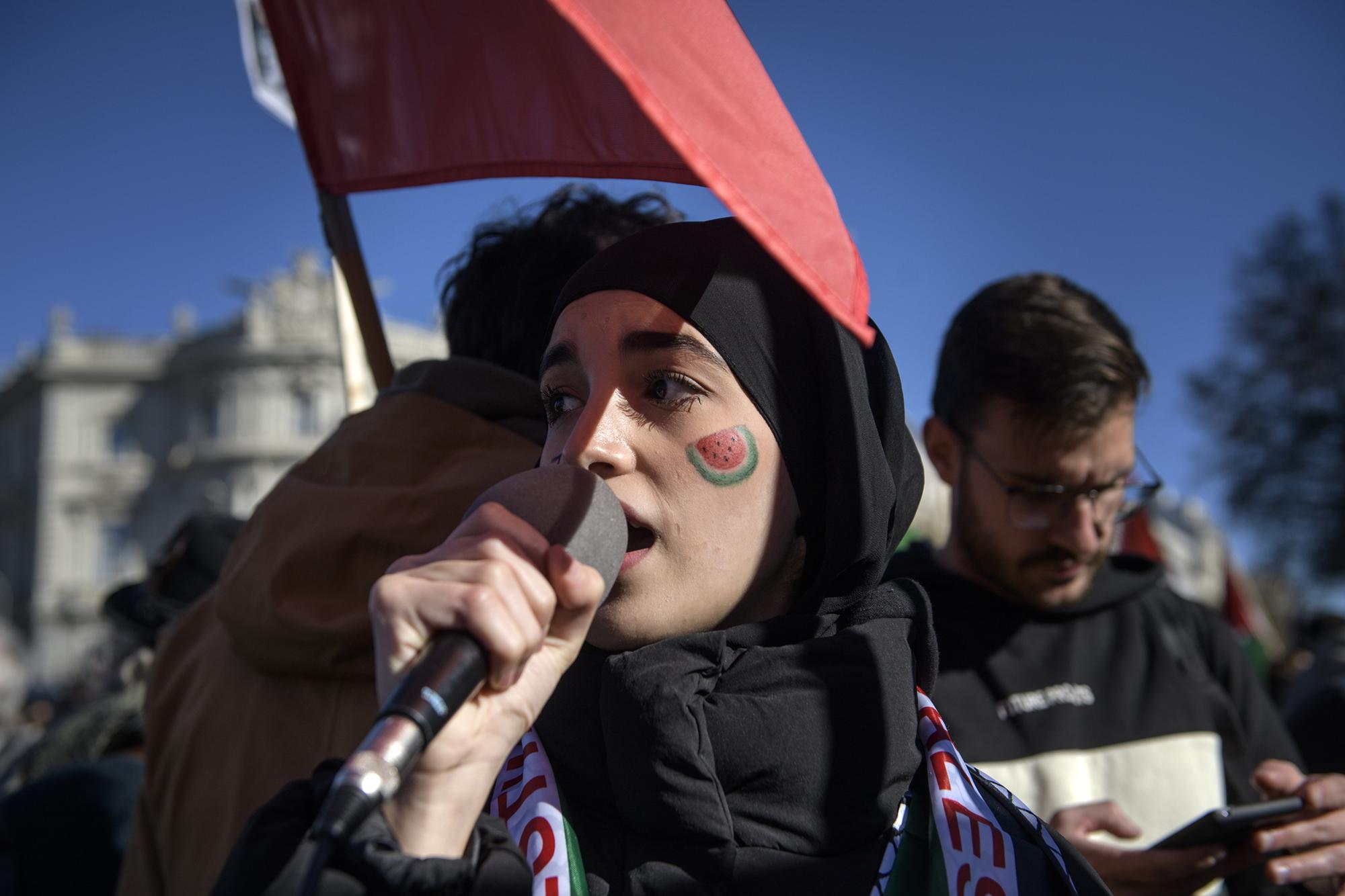 Más de 50.000 personas en Madrid contra el genocidio en Gaza y en apoyo al pueblo palestino - 7
